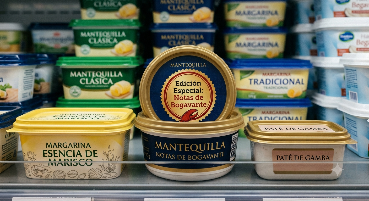Mantequilla, margarina y patés